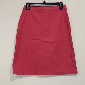 Gap Factory Red Knee Length Skirt. Size 4. 🔥🔥🔥